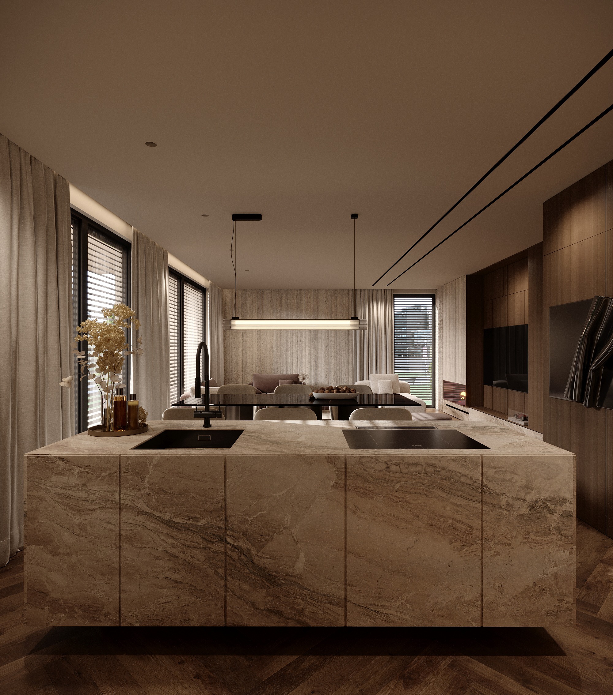 ERA Residence ground floor interior render 11