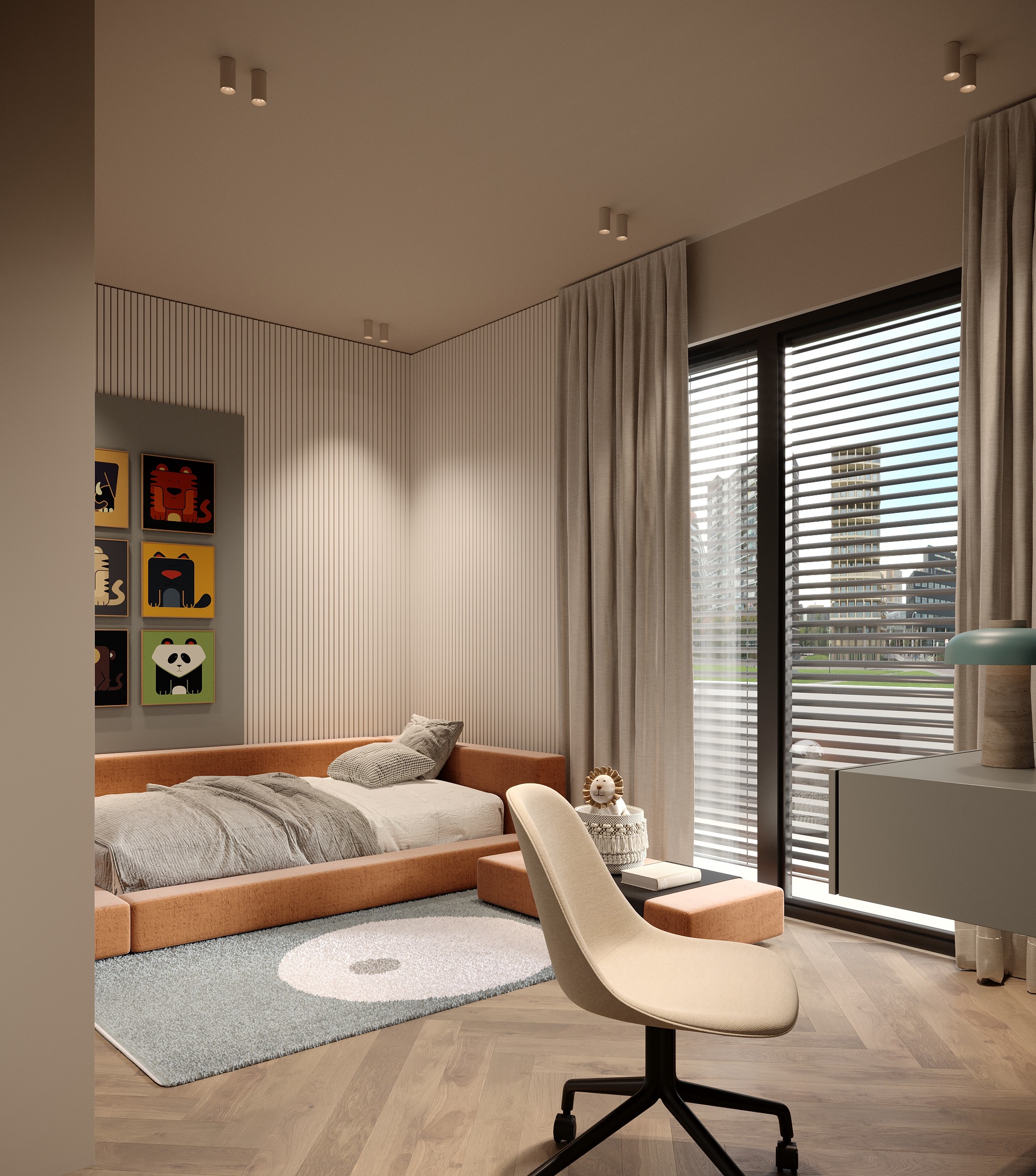 ERA Residence upper floor interior render 11