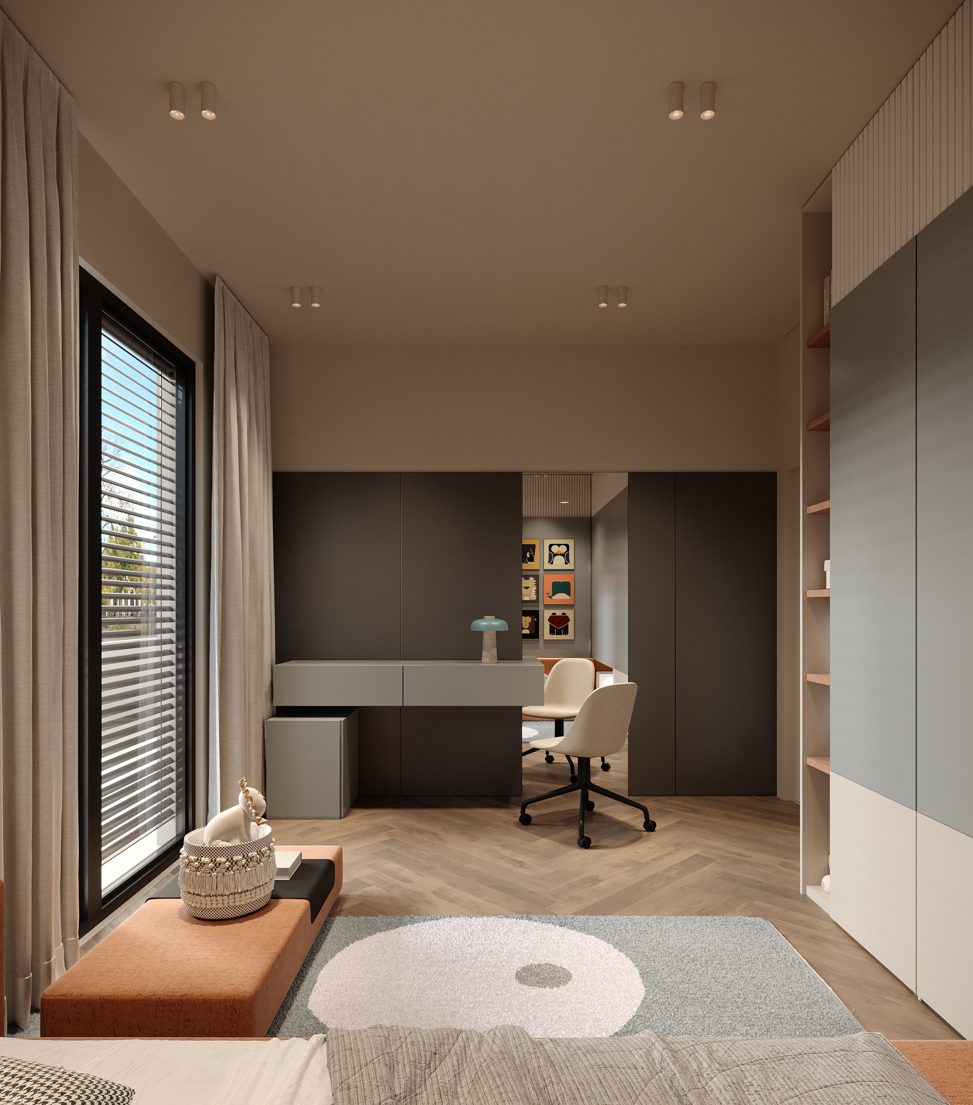 ERA Residence upper floor interior render 9