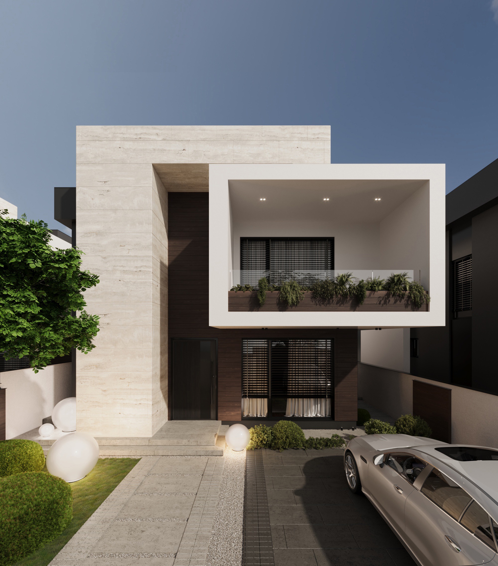ERA Residence exterior render in Skopje 13