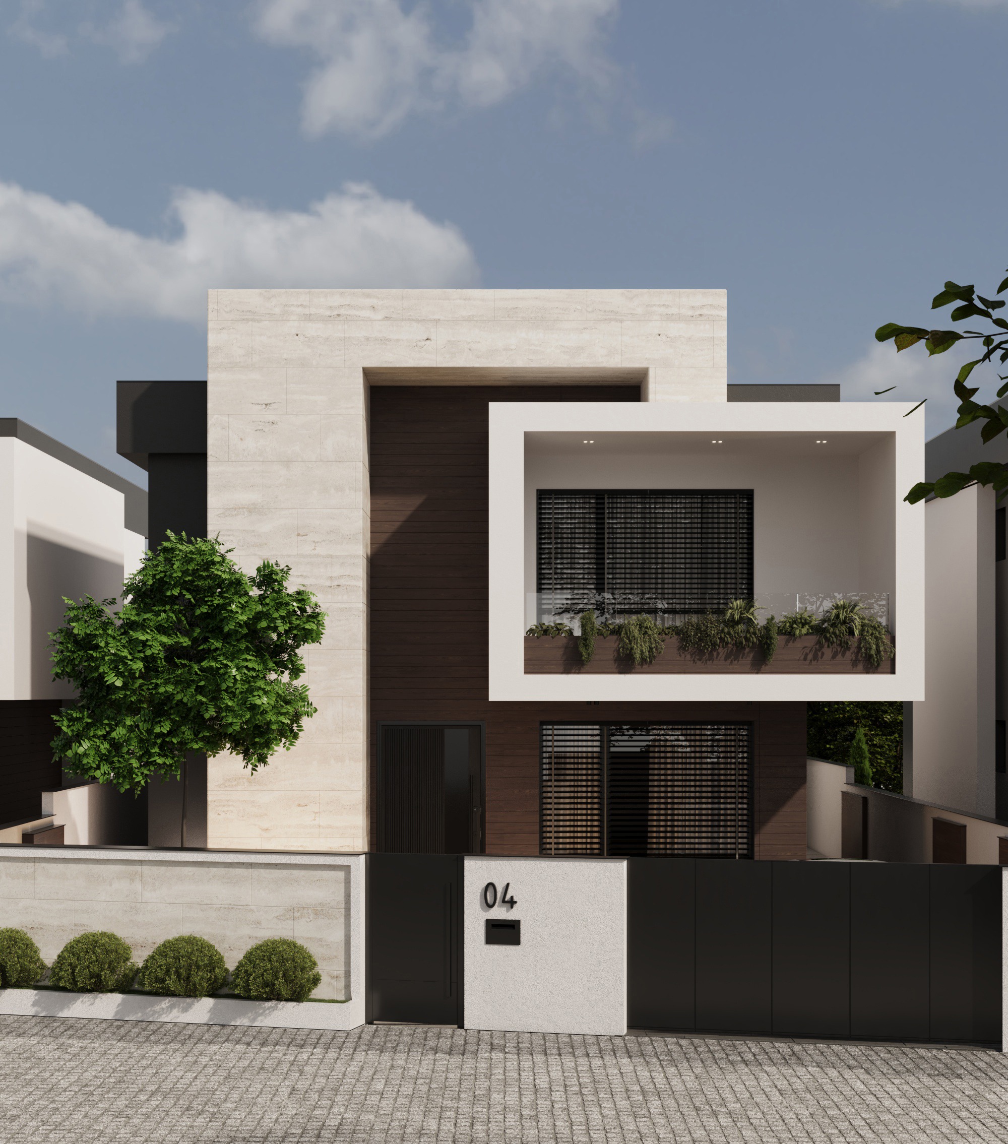 ERA Residence exterior render in Skopje 14
