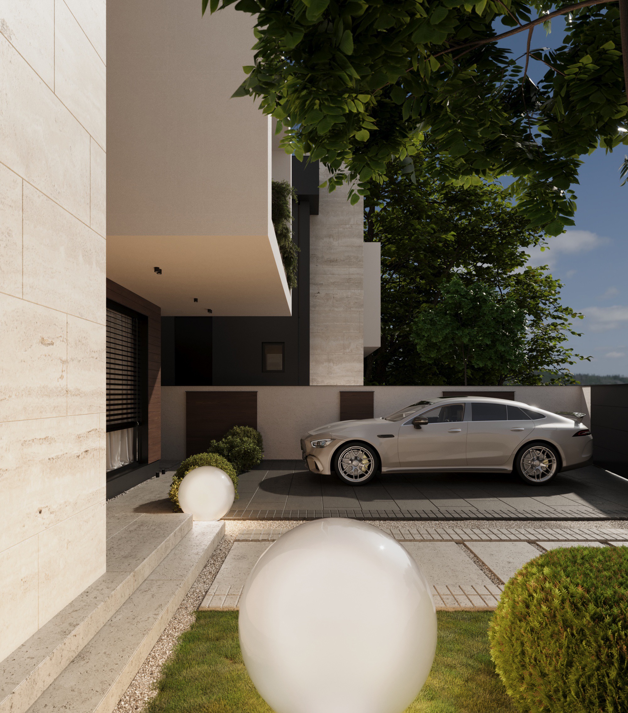 ERA Residence exterior render in Skopje 16