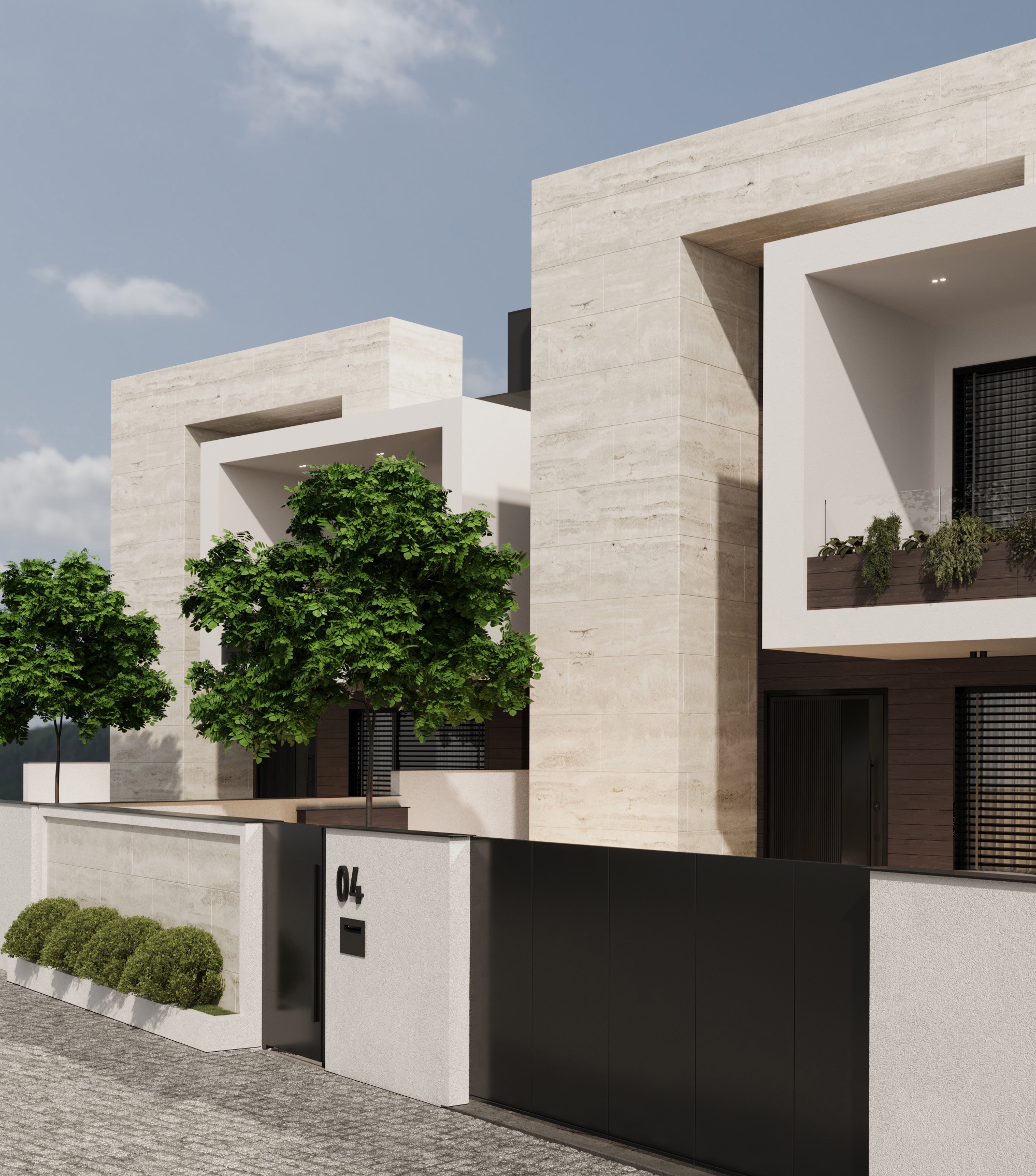 ERA Residence exterior render in Skopje 20