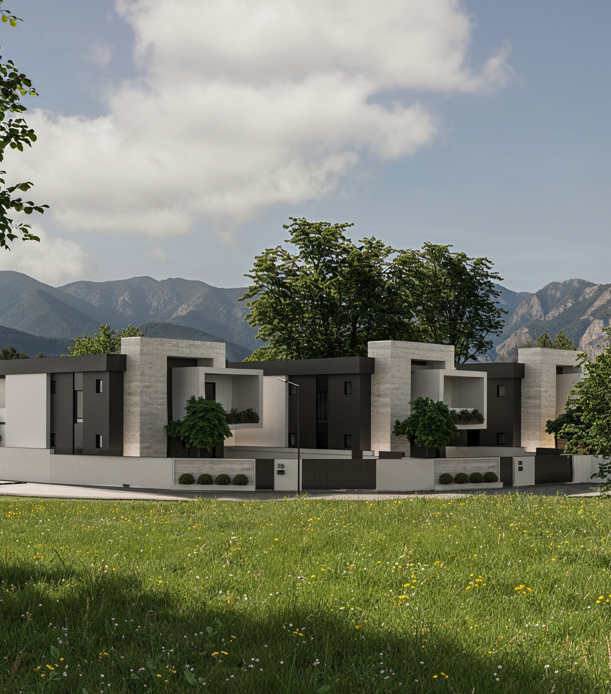 ERA Residence exterior render in Skopje 9