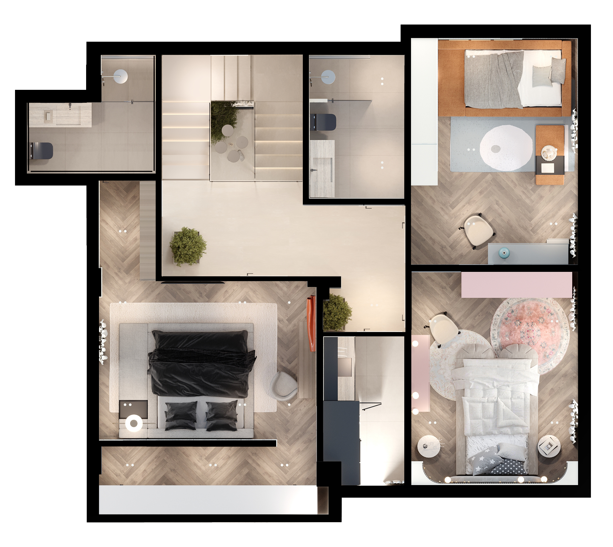 ERA Residence upper floor plan upper floor plan transparent